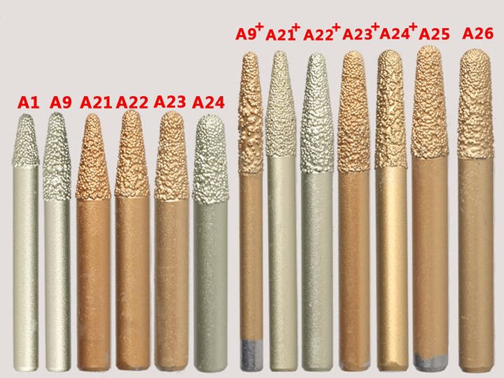 錐形鉆石 3D 大理石、花崗巖深浮雕鉆頭 錐形鉆石 3D 大理石、花崗巖深浮雕鉆頭