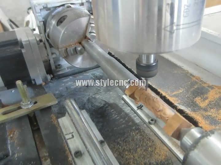 迷你臺式數控雕刻機第四軸旋轉工作臺