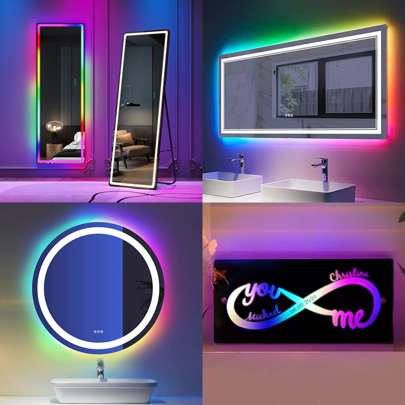 全尺寸 4x8 用于 LED 鏡子制作項目的光纖激光雕刻機 全尺寸 4x8 用于 LED 鏡子制作項目的光纖激光雕刻機