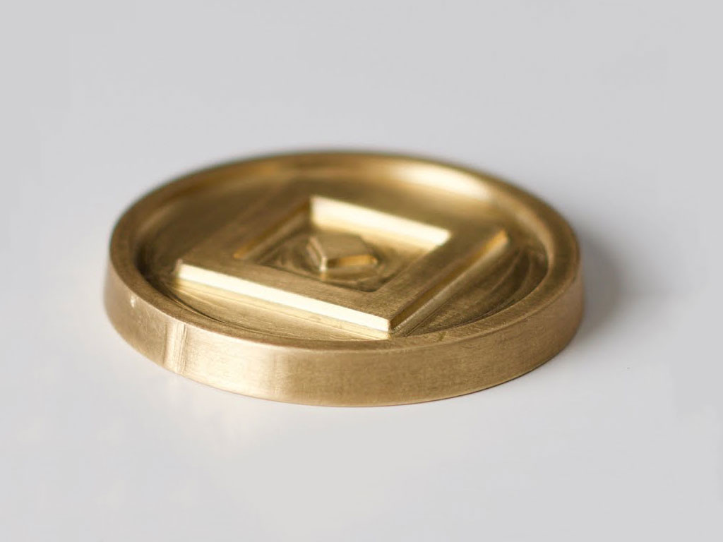 數控雕刻刻黃銅創意