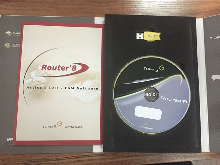 數控雕刻刻機軟件 Type3 Router8 - 3D CAD / CAM軟件 數控雕刻刻機軟件 Type3 Router8 - 3D CAD / CAM軟件