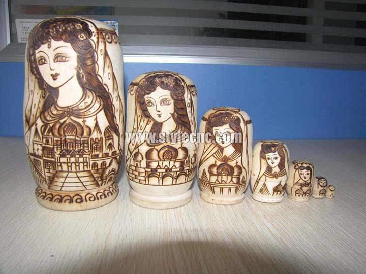 業(yè)余愛好俄羅斯娃娃項目激光雕刻機