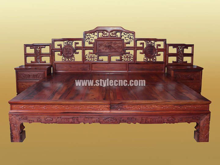 CNC木雕機(jī)制作的木椅項(xiàng)目