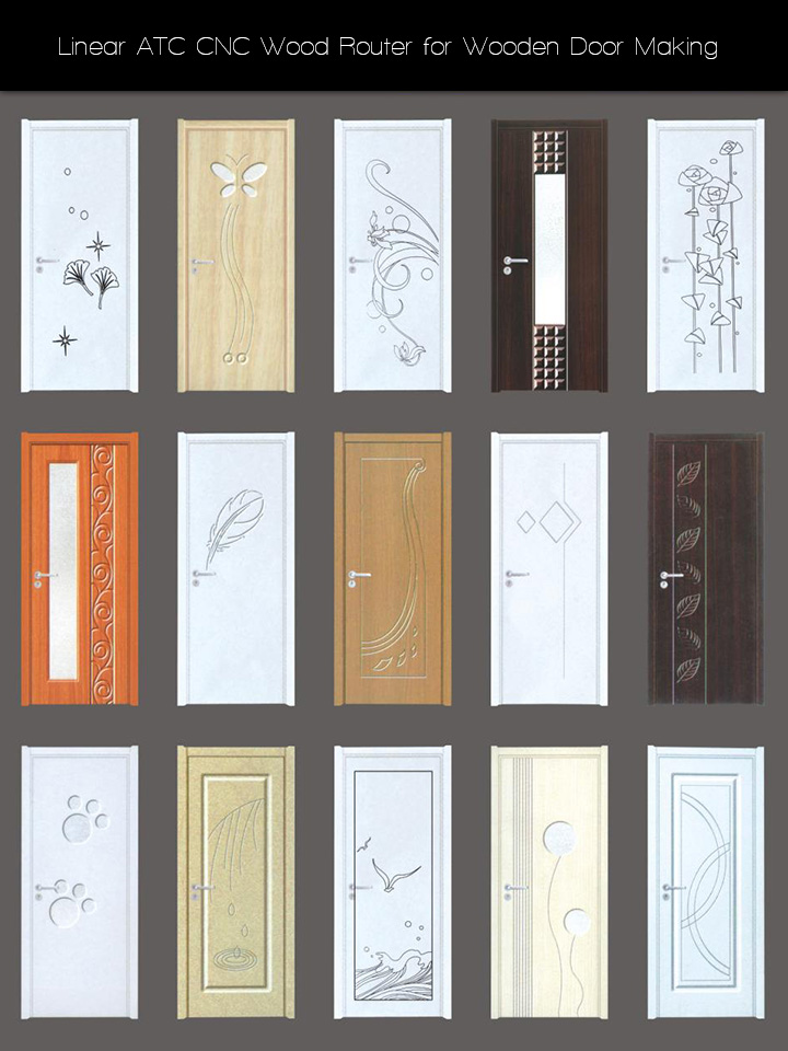 用于木門制作項目的直排式自動換刀數控木工雕刻機 用于木門制作項目的直排式自動換刀數控木工雕刻機