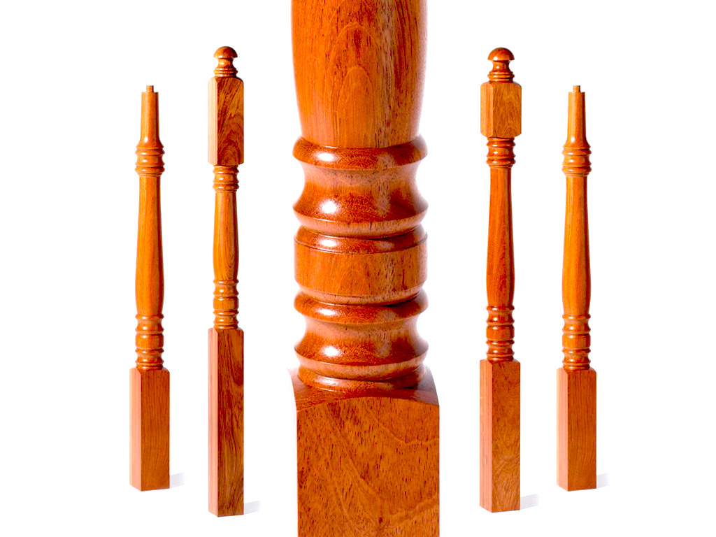 數(shù)控車床加工木樓梯主軸