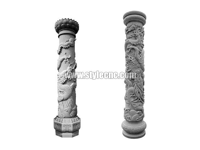 多頭3D數(shù)控stone carving machine for marble columns 多頭3D數(shù)控stone carving machine for marble columns