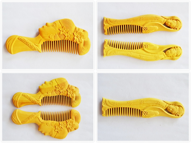 中國黃楊木工藝品數(shù)控雕刻機(jī),用于制作木梳 中國黃楊木工藝品數(shù)控雕刻機(jī),用于制作木梳