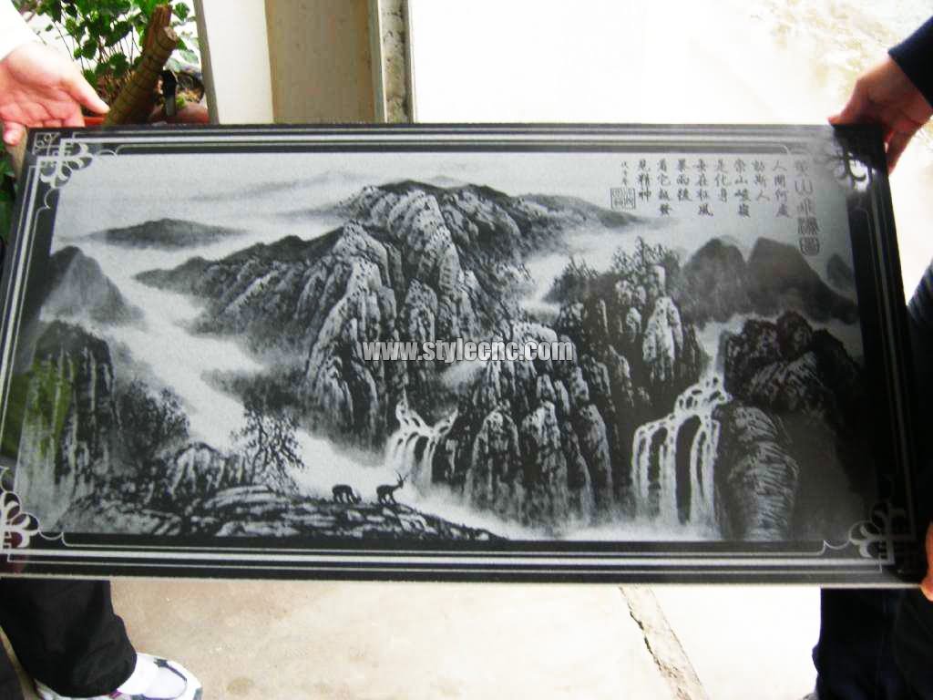 數控stone engraving machine project