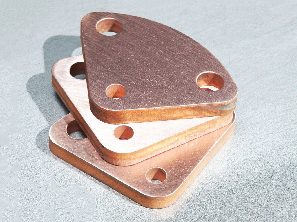 高功率激光切割機 8mm 銅和黃銅板