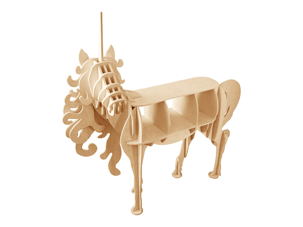 為獨角獸貨架項目嵌套數控雕刻機