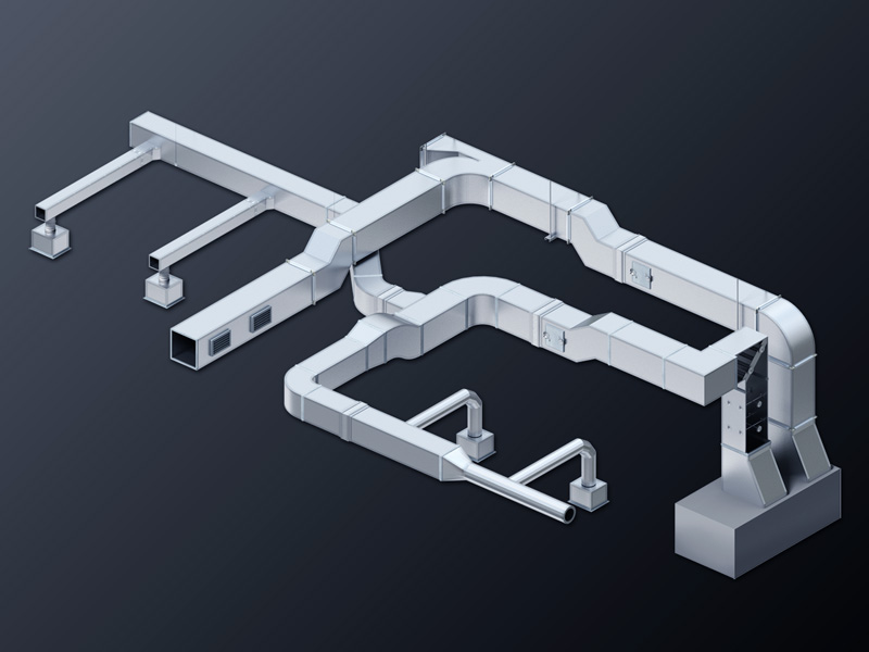 用于 HVAC 管道和配件制造項目的卷材送料激光裁切系統 用于 HVAC 管道和配件制造項目的卷材送料激光裁切系統