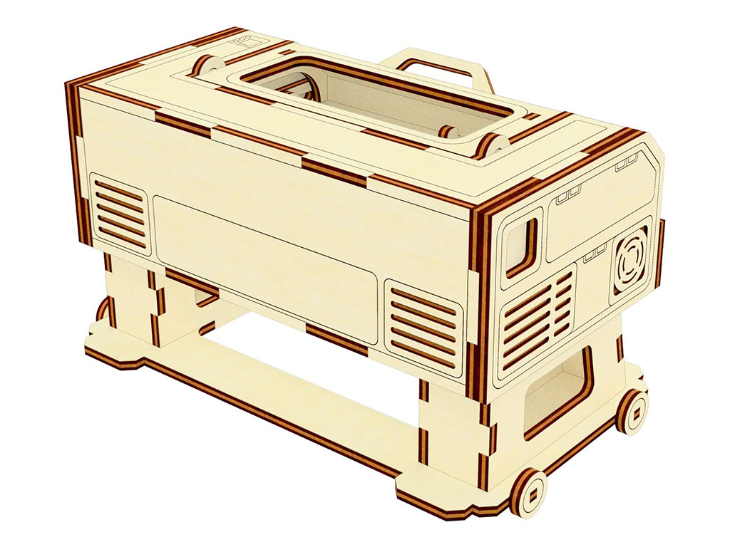 CO2 激光切割 3D 激光切割拼圖