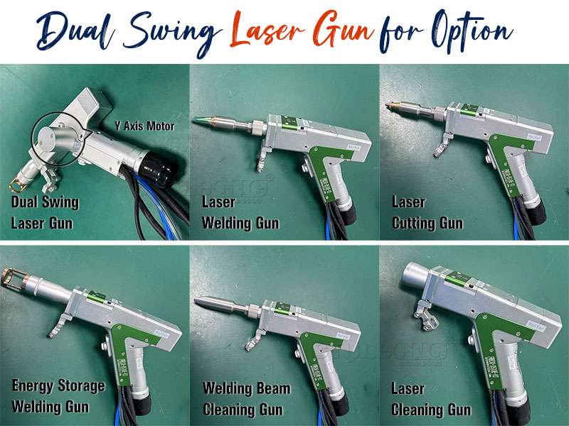 雙擺激光焊接、清洗、切割槍