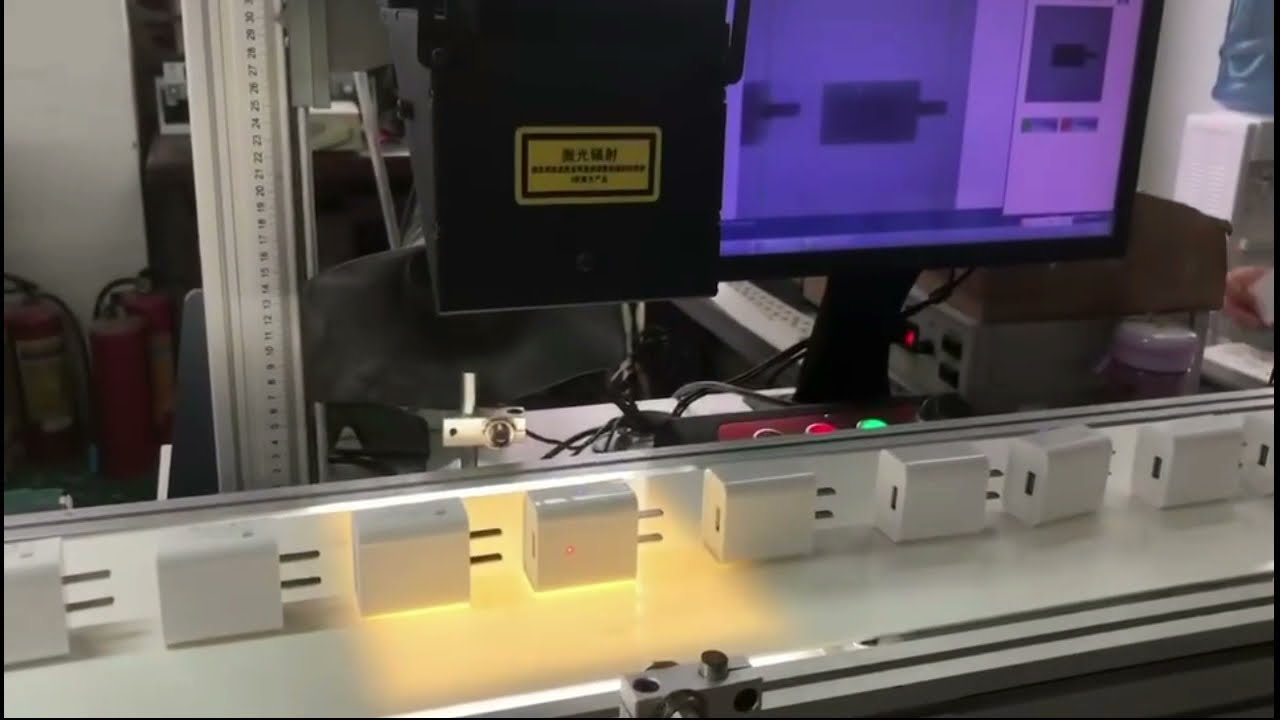 用于裝配線的實時工業光纖激光打標機